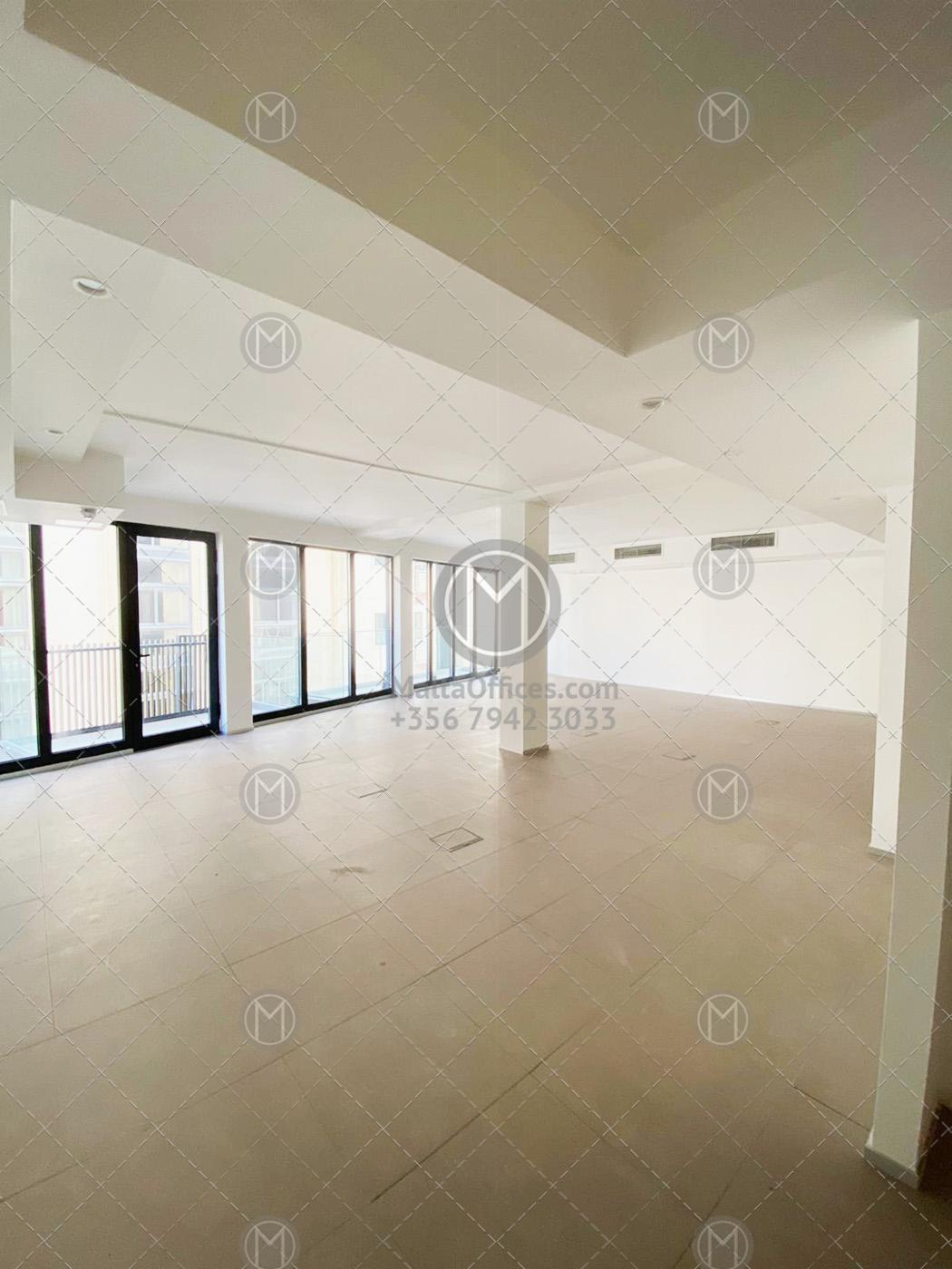 5th Floor Sliema Office for Rent (195m2)