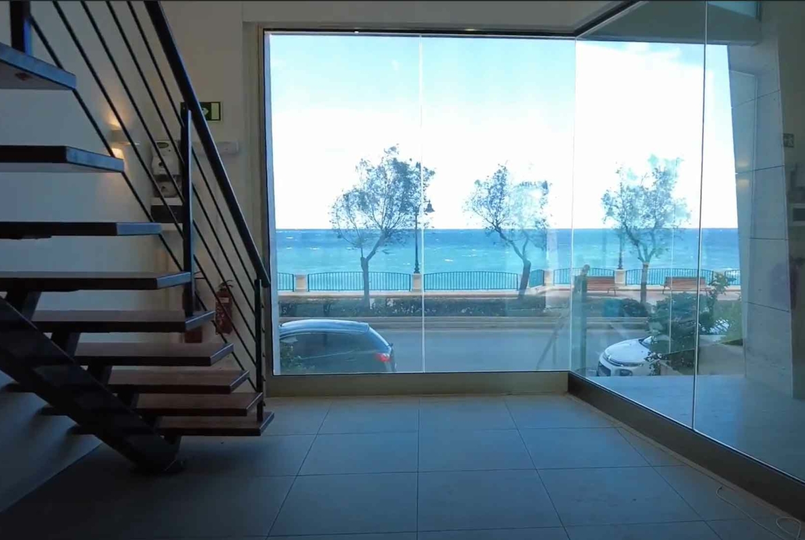 75 sqm Seafront Sliema Office for Rent -