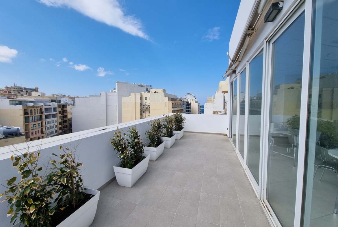 Penthouse Office In Sliema