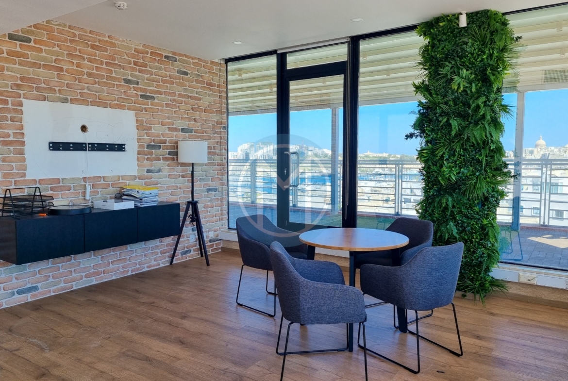 Ta' Xbiex Penthouse Office To Let