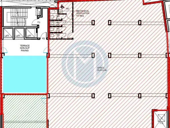 Offices To Let in Mriehel - Plan