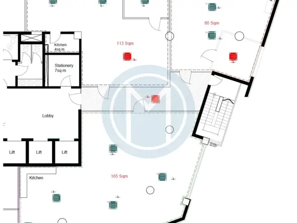 Small Office For Rent in St Julian's - Plan