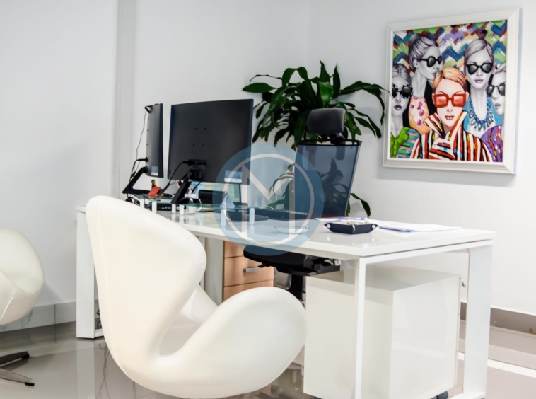 Furnished Gzira Office With Terrace