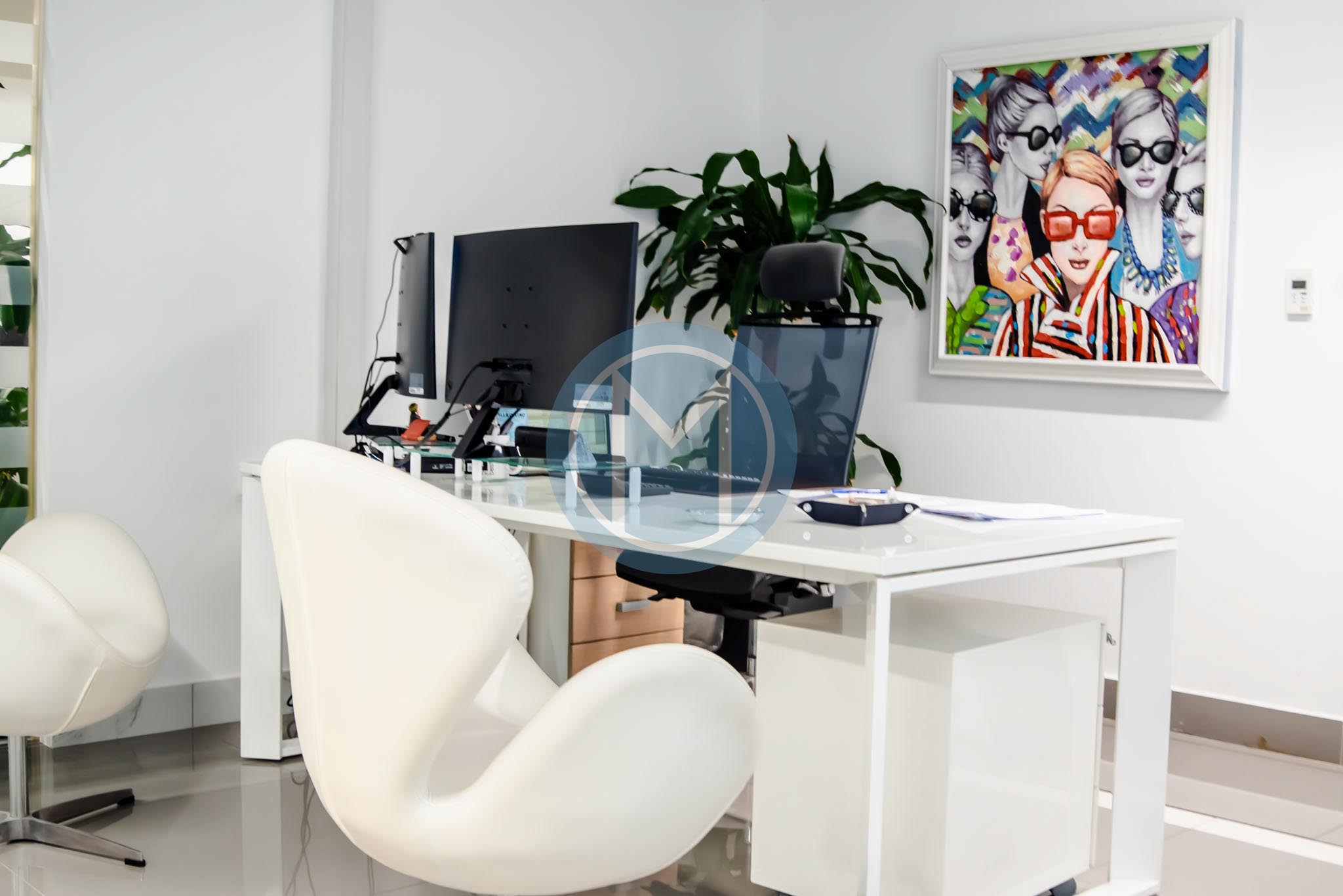 Furnished Gzira Office With Terrace