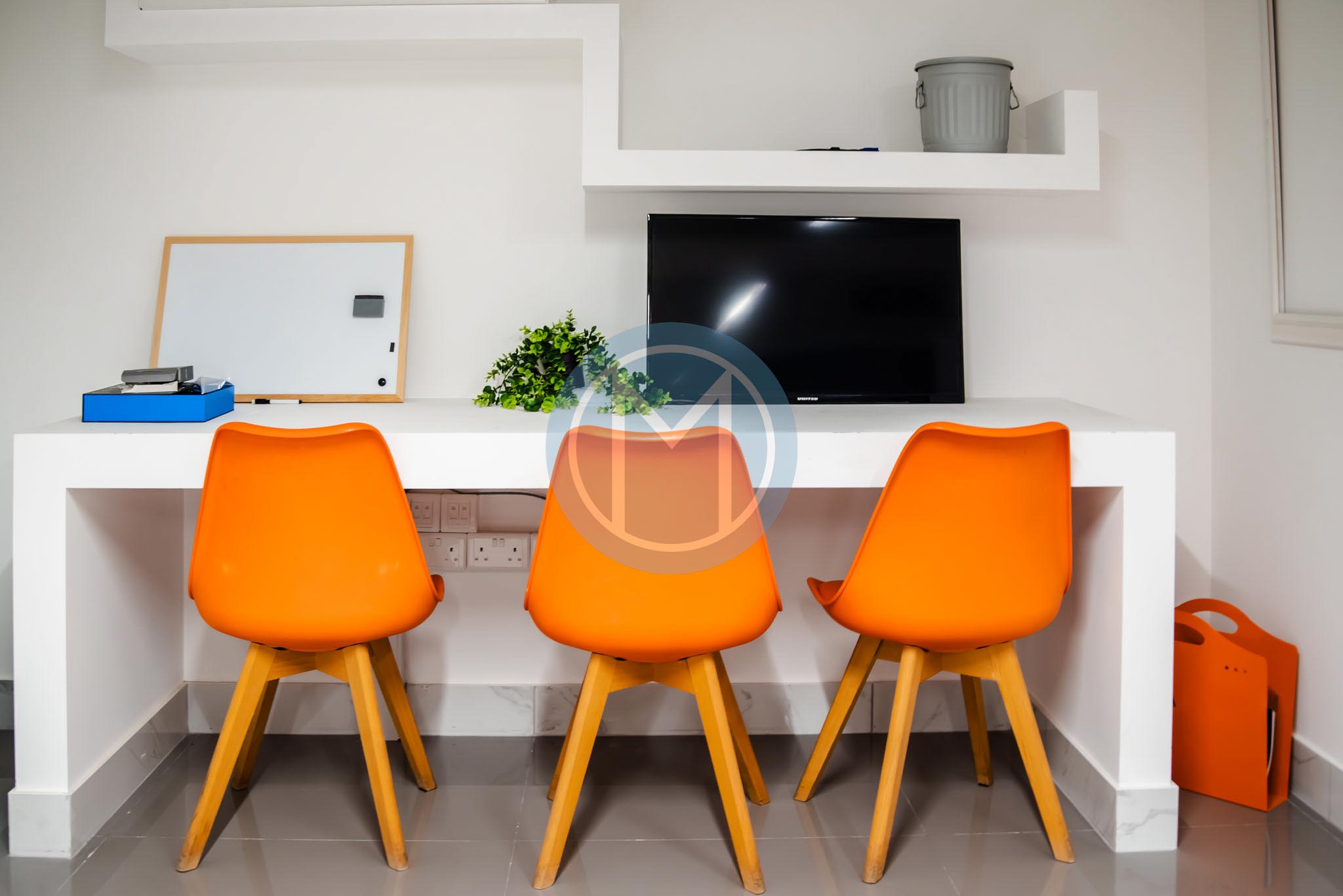Furnished Gzira Office With Terrace