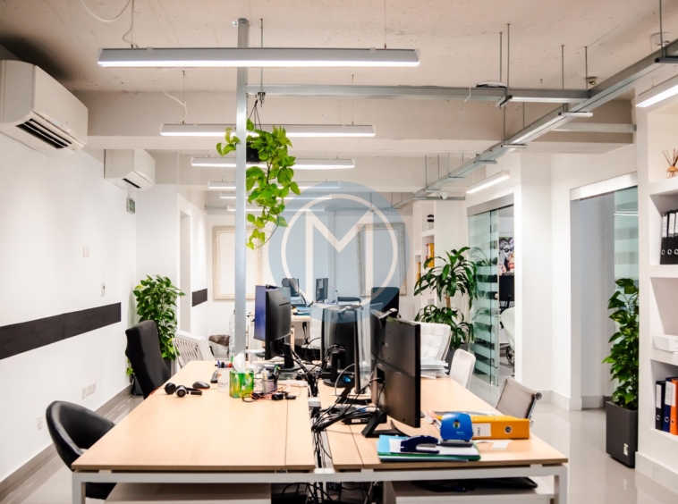 Furnished Gzira Office With Terrace