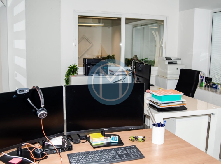 Furnished Gzira Office With Terrace