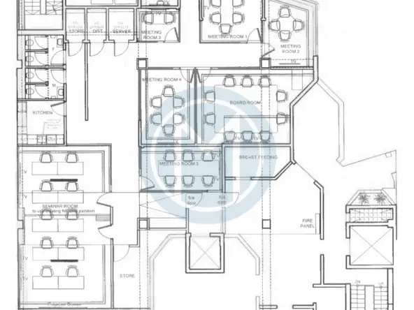 Modern Gzira Office To Let - Plan