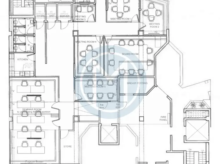 Modern Gzira Office To Let - Plan