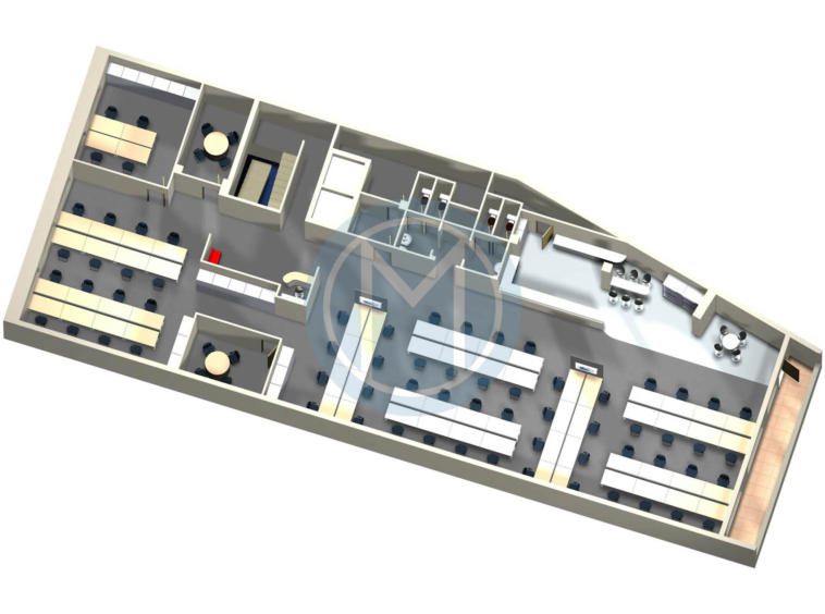 Large Gzira Office - Plan