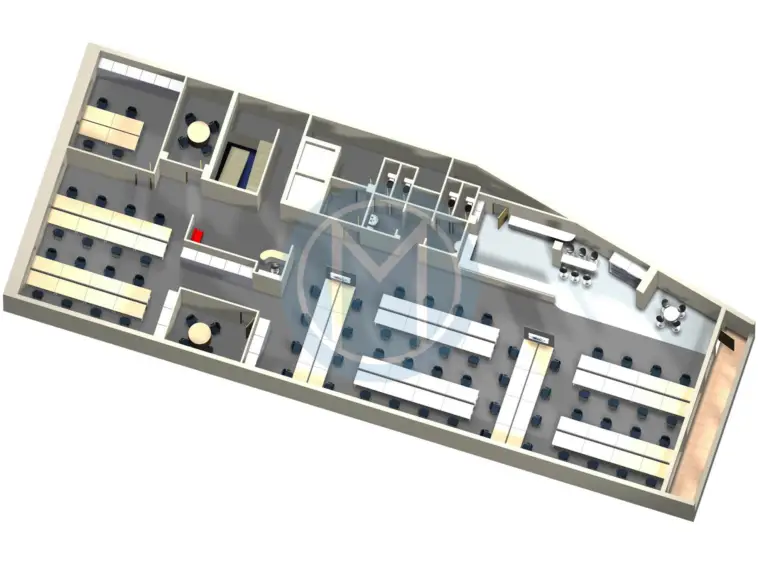 Large Gzira Office - Plan