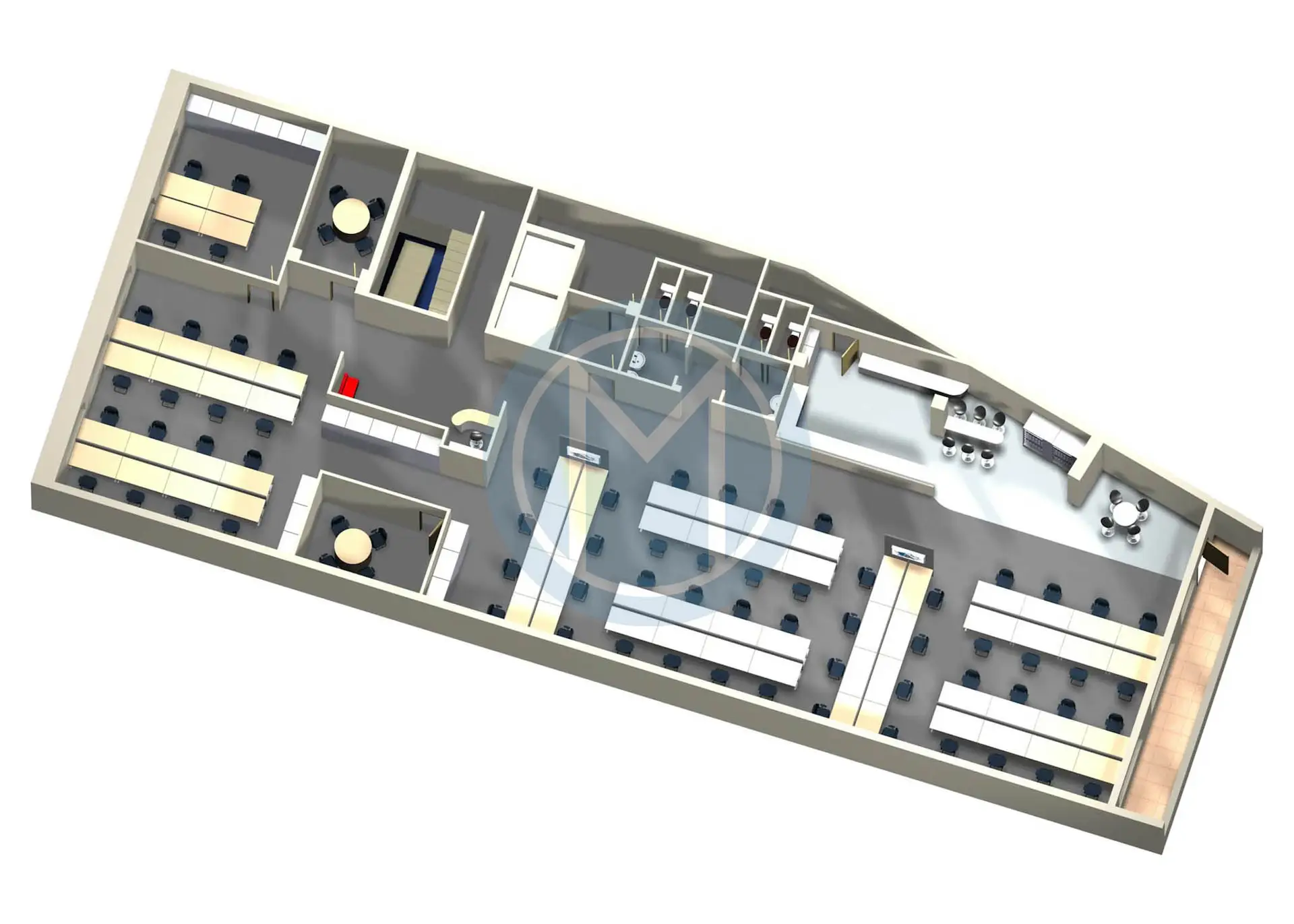 Large Gzira Office - Plan