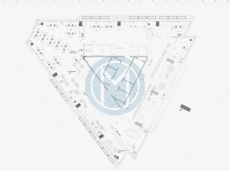 Quality Office in Gzira - Malta - Plan