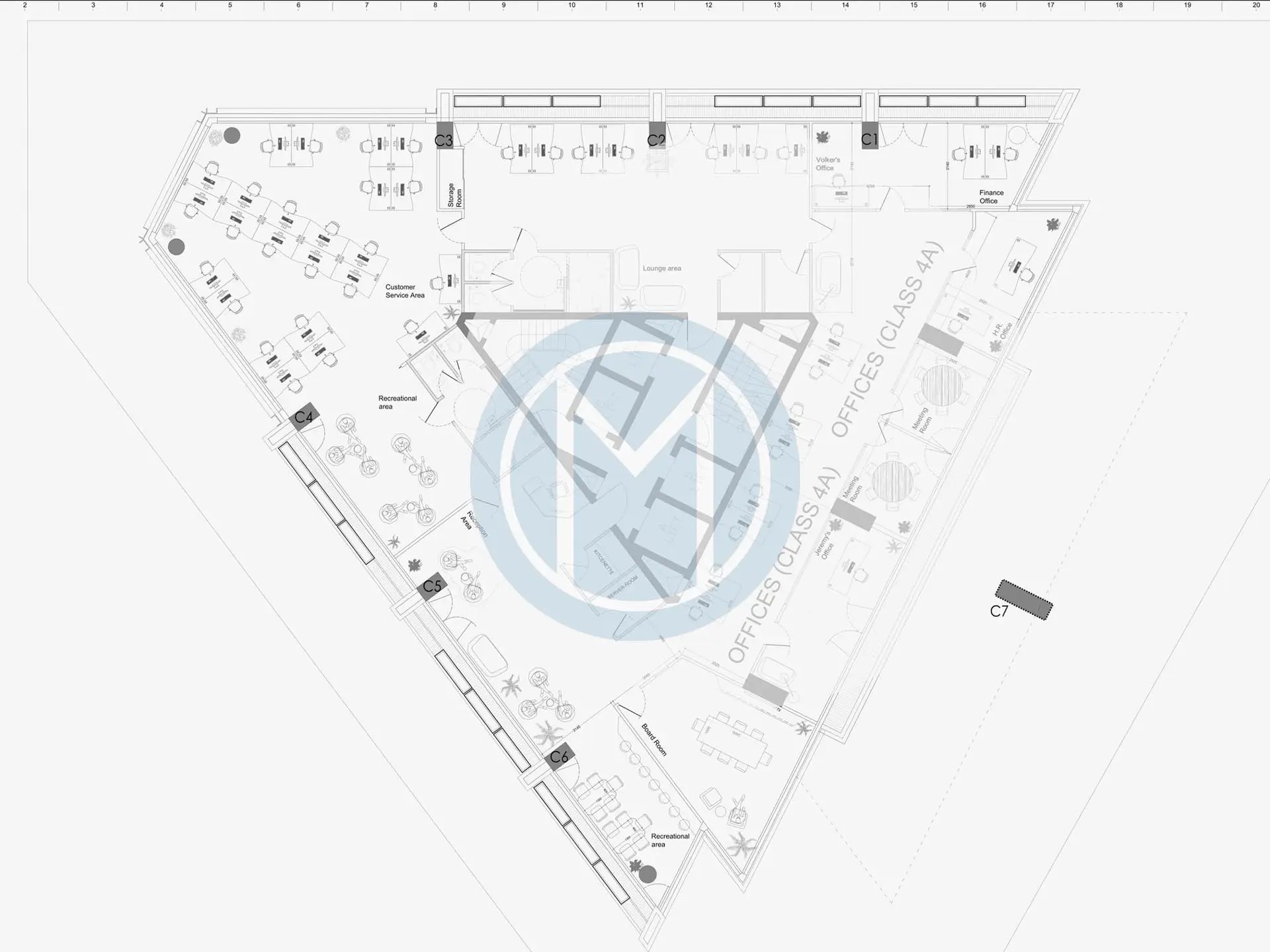 Quality Office in Gzira - Malta - Plan