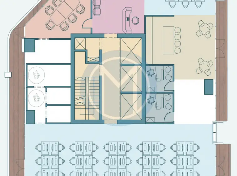 Premium Office in Business Tower - Plan