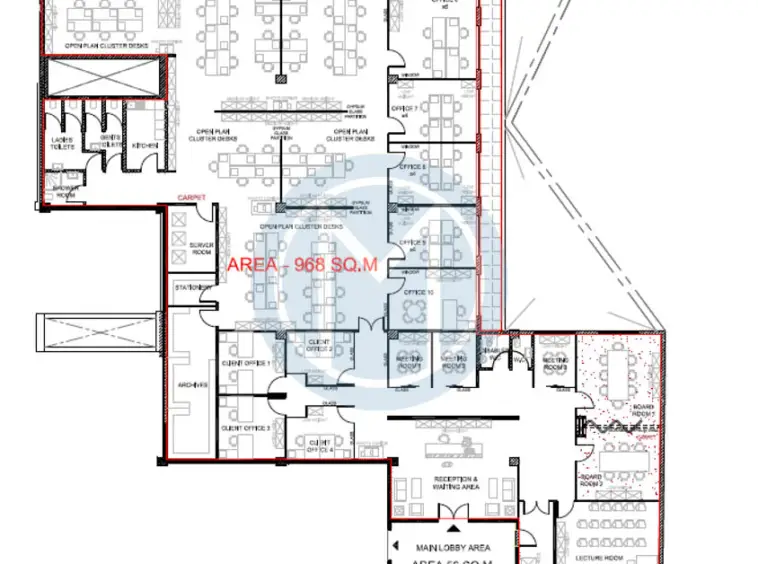 Penthouse Office in San Gwann - Plan