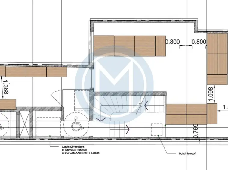 Spacious Bright Office in Gzira - Plan