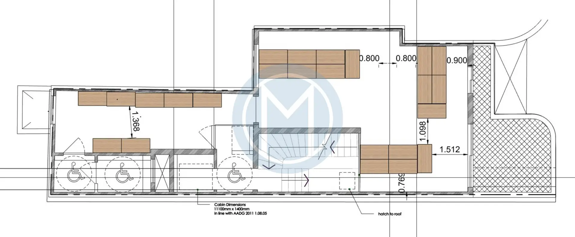 Spacious Bright Office in Gzira - Plan