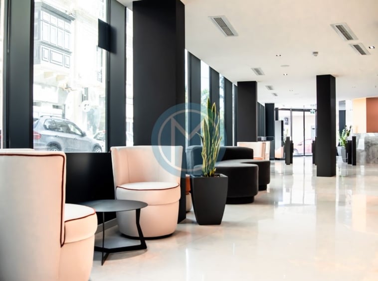 Ta Xbiex Office in Corner Building