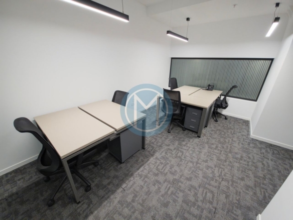 5-Desk Office Suite with Terrace near Mercury Towers